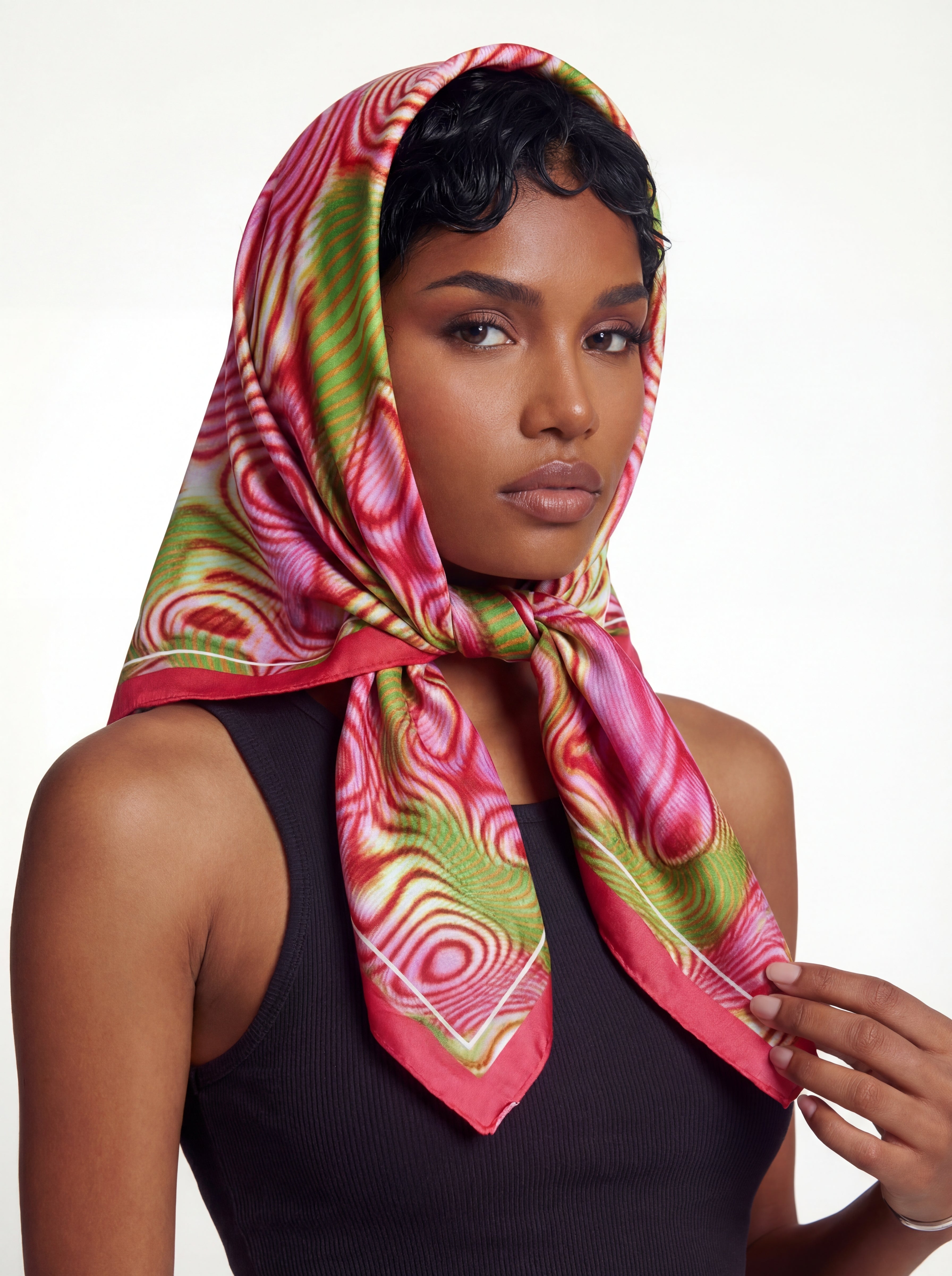 EASTER SUNDAY SILK SCARF (BLOSSOM COSMO)