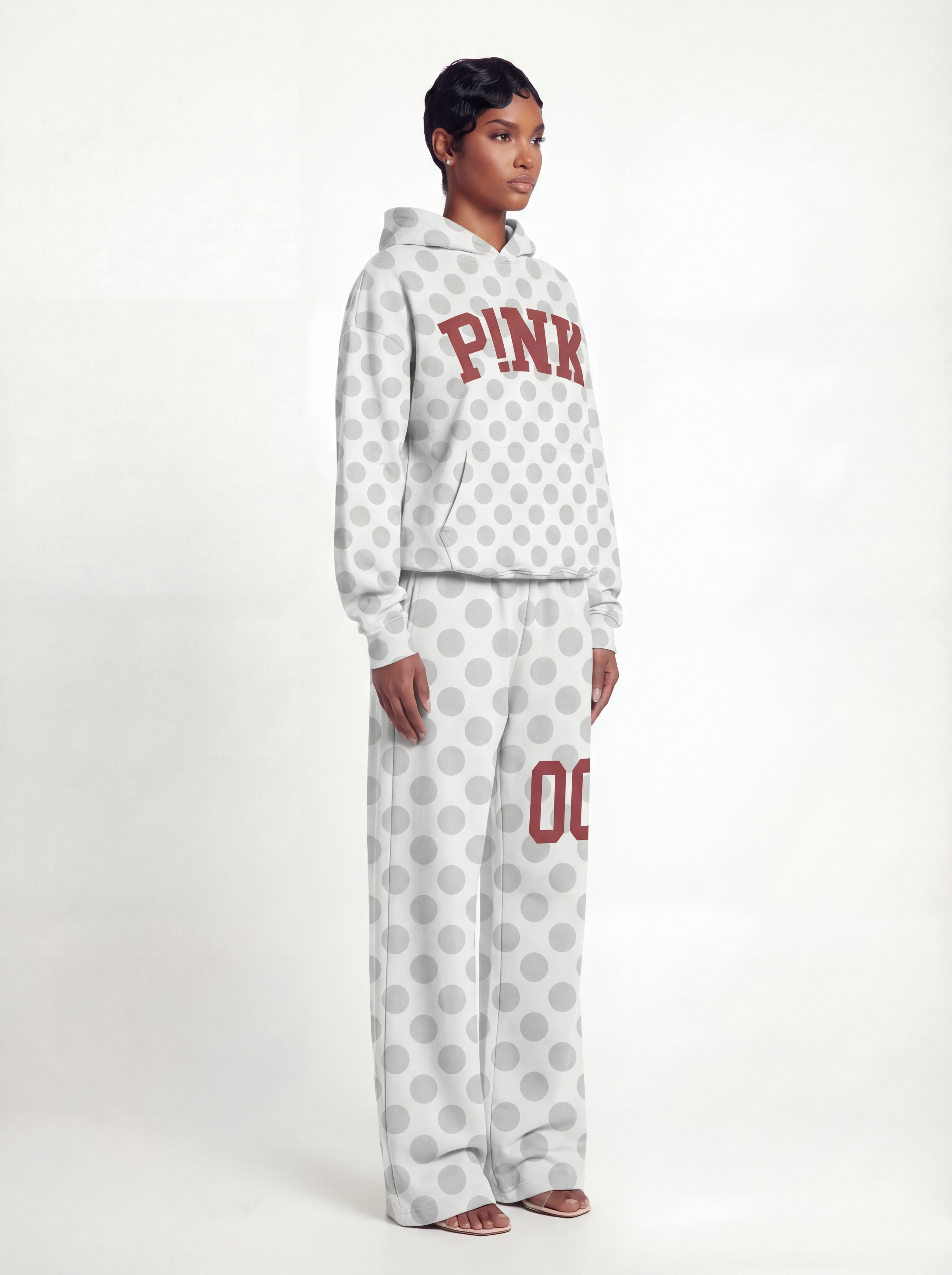 EASTER PINK AID LOUNGE SWEATS (DOT)