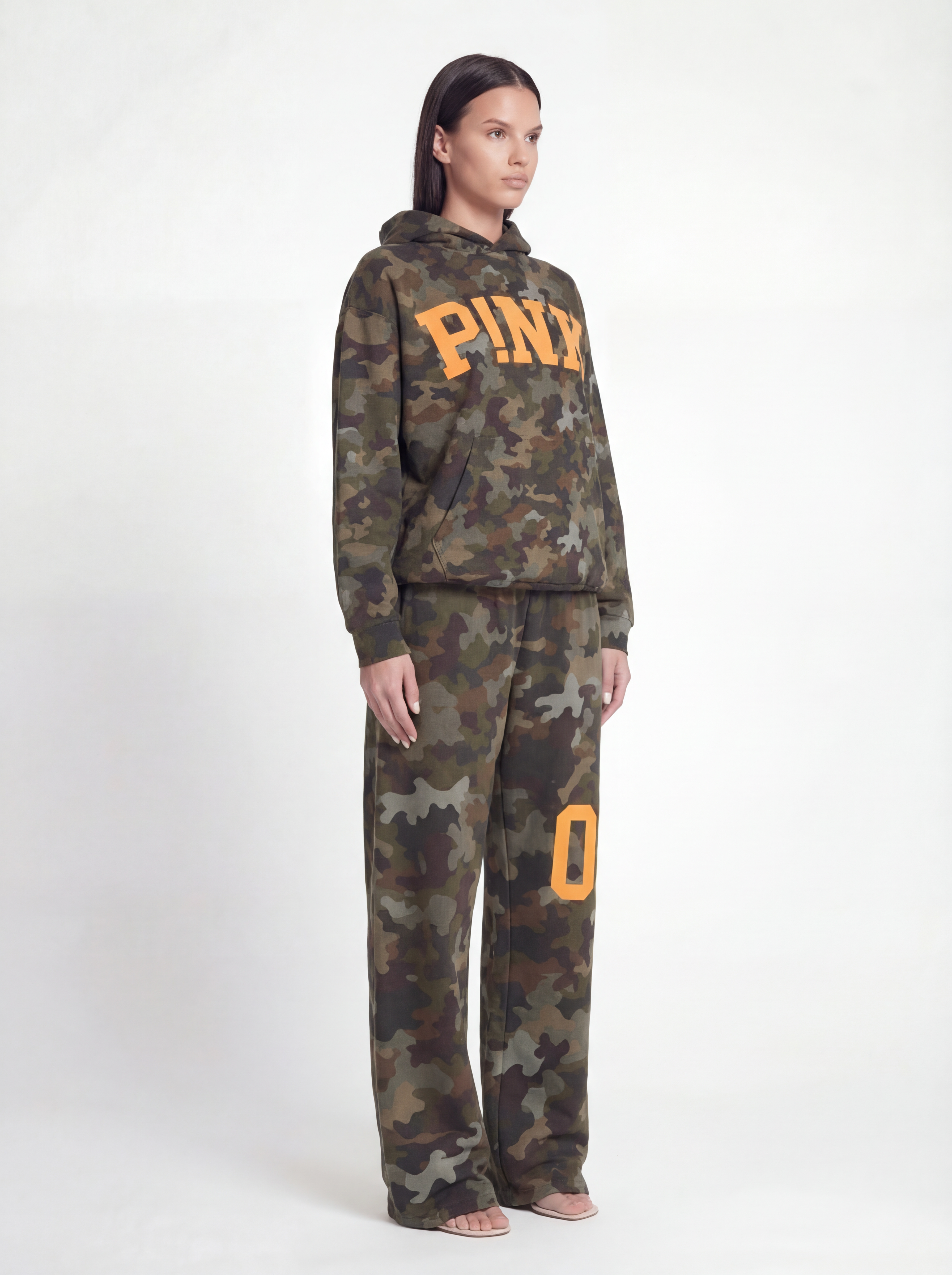EASTER PINK AID LOUNGE SWEATS (CAMO)